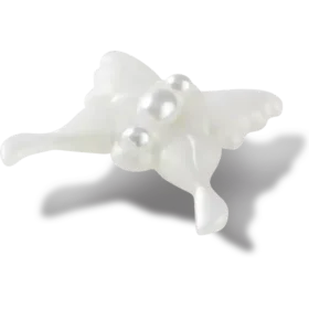 Přívěsky Meta Jelly White Butterfly Ozdoby Jibbitz™