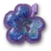 Přívěsky Squish Purple Hibiscus Ozdoby Jibbitz™