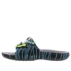 Ron English x Classic Bootlegger Slides „Black Blue“