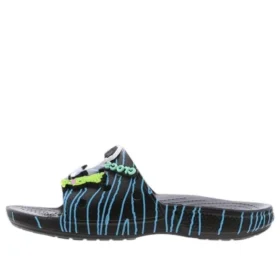 Ron English x Classic Bootlegger Slides „Black Blue“