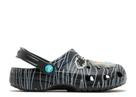 Ron English x Classic Clog Kids „Party Animals – Zebra Black“