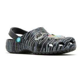 Ron English x Classic Clog Kids „Party Animals – Zebra Black“