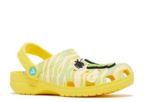 Ron English x Classic Clog Kids „Party Animals – Zebra Lemon“