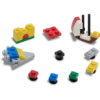 Sada 10 ozdob Jibbitz značky Lego® Masterbrand