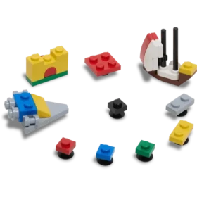 Sada 10 ozdob Jibbitz značky Lego® Masterbrand