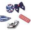 Sada 5 ozdob Jibbitz™ Cheer