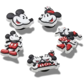 Sada 5 ozdob Jibbitz™ Mickey a Minnie z PVC