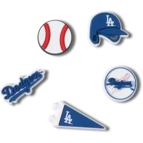 Sada 5 ozdob Jibbitz™ MLB Los Angeles Dodgers