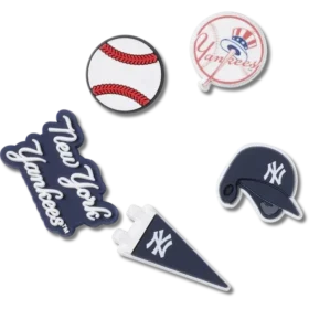 Sada 5 ozdob Jibbitz™ MLB New York Yankees
