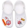 Sada 5 ozdob Jibbitz na boty s motivem NFL Kansas City Chiefs