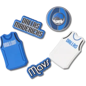 Sada 5 ozdob Jibbitz™ NBA Dallas Mavericks