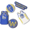 Sada 5 ozdob Jibbitz™ NBA Golden State Warriors