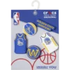Sada 5 ozdob Jibbitz™ NBA Golden State Warriors