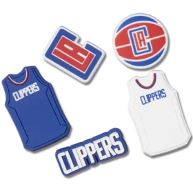 Sada 5 ozdob Jibbitz™ NBA Los Angeles Clippers