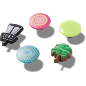 Sada 5 ozdob Jibbitz™ s motivem discgolfu