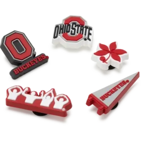 Sada 5 ozdob Jibbitz™ s motivem Ohio State University