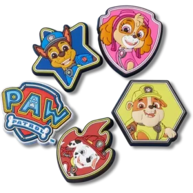 Sada 5 ozdob Jibbitz™ s motivem Paw Patrol