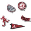 Sada 5 ozdob Jibbitz™ s motivem University of Alabama