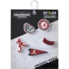 Sada 5 ozdob Jibbitz™ s motivem University of Alabama