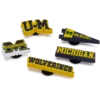 Sada 5 ozdob Jibbitz™ s motivem University of Michigan