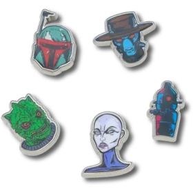 Sada 5 ozdob Jibbitz™ s postavami ze Star Wars