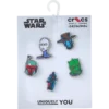 Sada 5 ozdob Jibbitz™ s postavami ze Star Wars