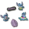 Sada 5 ozdob Jibbitz™ Stitch Tropical