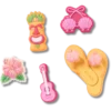 Sada 5 ozdob Jibbitz™ Tiki Vacation