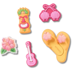 Sada 5 ozdob Jibbitz™ Tiki Vacation