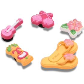 Sada 5 ozdob Jibbitz™ Tiki Vacation