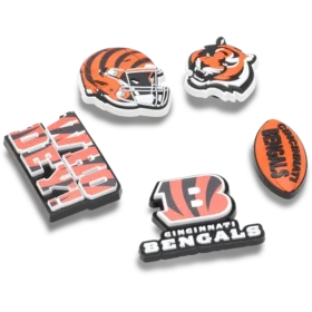 Sada 5 ozdob na boty Jibbitz™ NFL Cincinnati Bengals