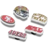 Sada 5 ozdob na boty Jibbitz™ NFL San Francisco 49ers