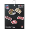 Sada 5 ozdob na boty Jibbitz™ NFL San Francisco 49ers