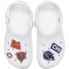Sada 5 ozdob na boty Jibbitz s motivem NFL Chicago Bears