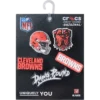 Sada 5 ozdob na boty Jibbitz s motivem NFL Cleveland Browns