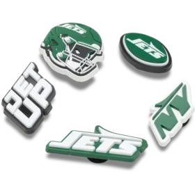 Sada 5 ozdob na boty Jibbitz s motivem NFL New York Jets
