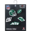 Sada 5 ozdob na boty Jibbitz s motivem NFL New York Jets