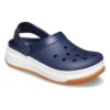 Sandály Band Full Force s tlustou podrážkou, unisex, modré a bílé