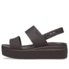 Sandály Brooklyn Croco Low Espresso „Brown“