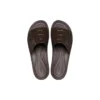 Sandály Brooklyn Croco Shine Slide „Espresso“