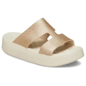 Sandály Getaway Platform s H-páskem „White Brown“