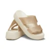 Sandály Getaway Platform s H-páskem „White Brown“