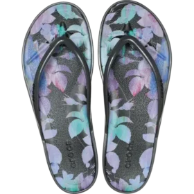 Sandály Miami Round Toe Dark Floral