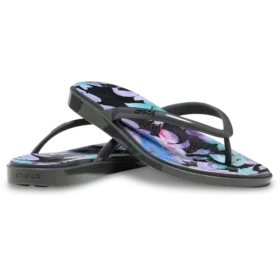 Sandály Miami Round Toe Dark Floral
