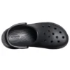 Sandály Small Whale Retro Crocs s tlustou podrážkou, černé
