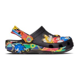 SEGA Sonic The Hedgehog x Crocs Classic Clog TD „Black Multi Color“