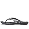 Sezónní žabky Kadee II „Tropical Floral Black“