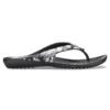 Sezónní žabky Kadee II „Tropical Floral Black“