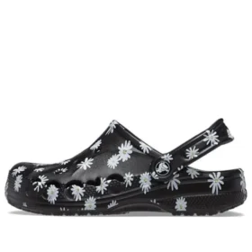 Sezónní nazouváky Baya s potiskem „Black Daisy“
