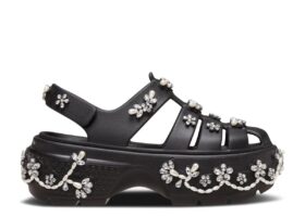 Simone Rocha x Stomp Rybářské sandály „Black“